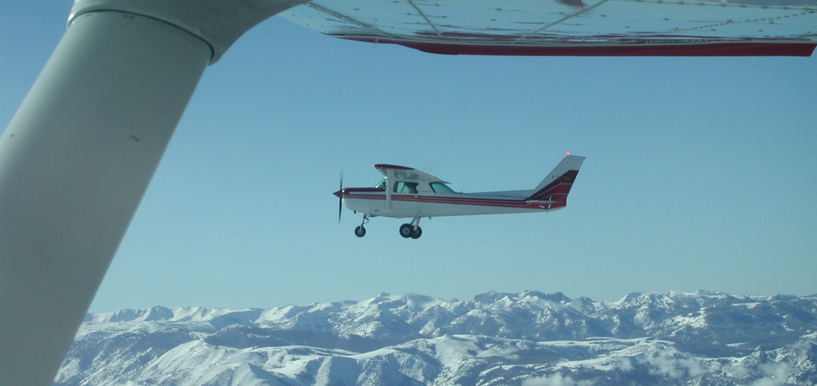 Vol en Cessna aux États-Unis en 2001